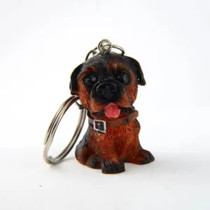 12Pcs/Lot Lovely Resin Animal Pet Dogs Key Ring Gift for Woman