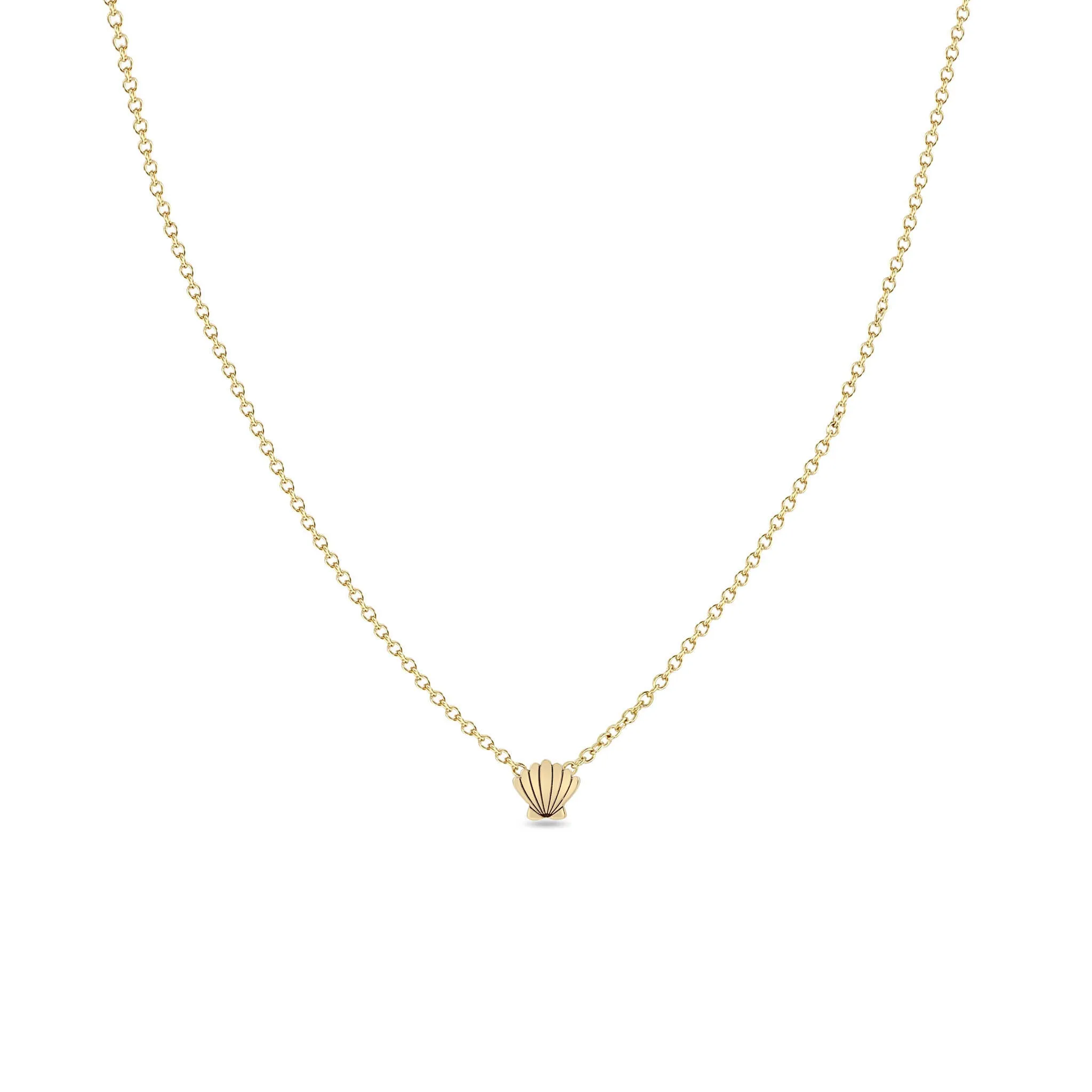 14k Itty Bitty Seashell Necklace