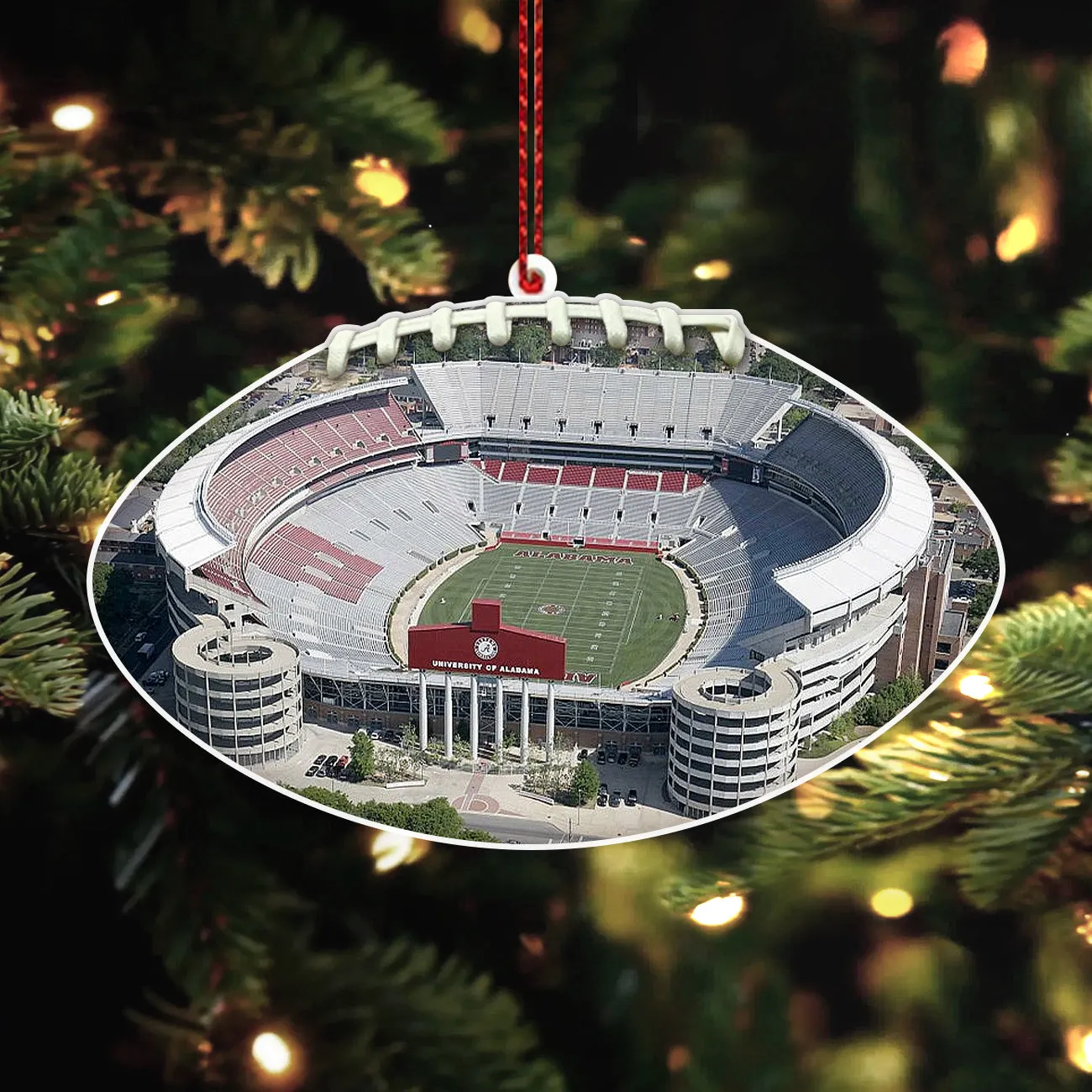 Bryant-Denny Stadium- Alabama Crimson Tide Football Acrylic Hanging Decorations Christmas Gifts Christmas Tree Ornaments