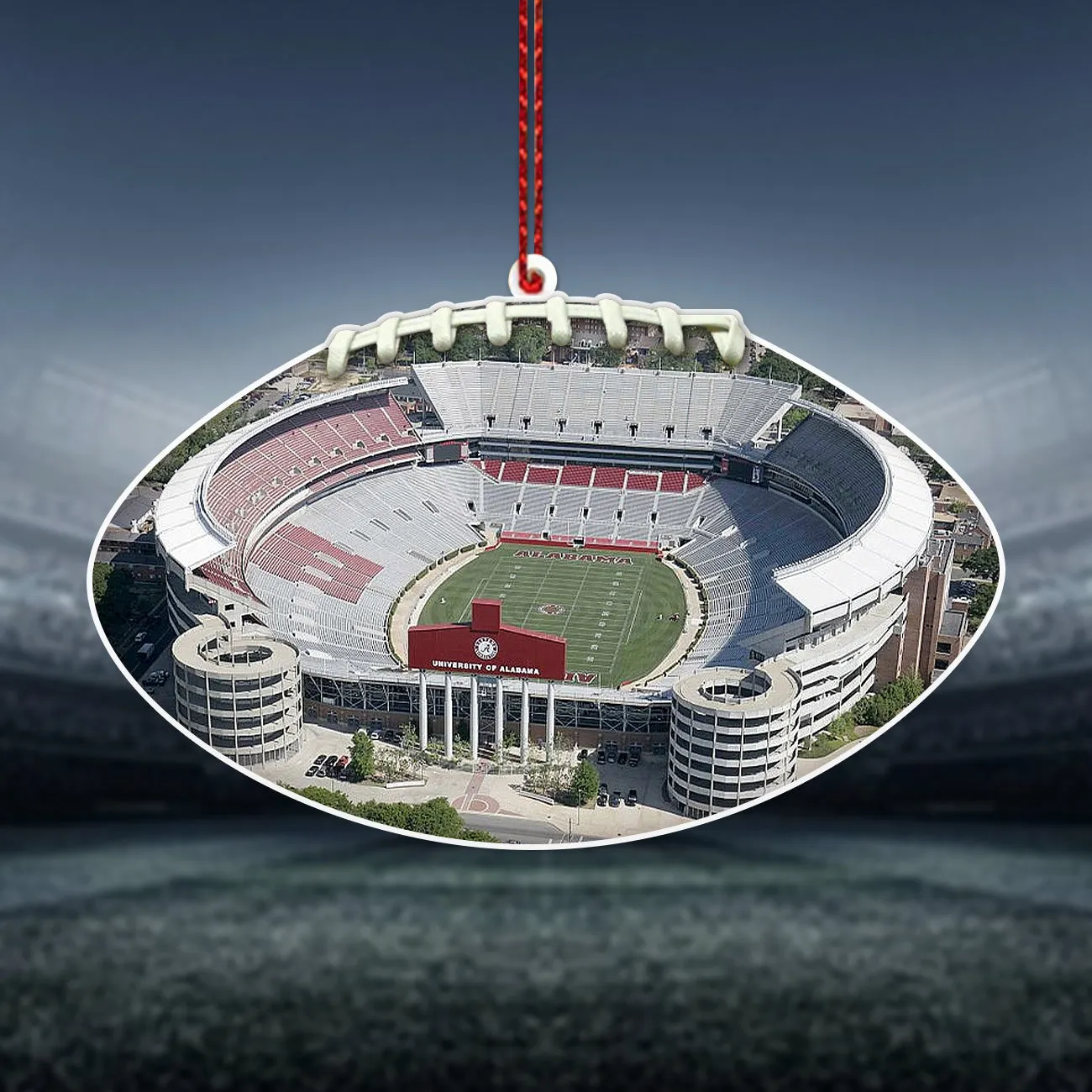 Bryant-Denny Stadium- Alabama Crimson Tide Football Acrylic Hanging Decorations Christmas Gifts Christmas Tree Ornaments