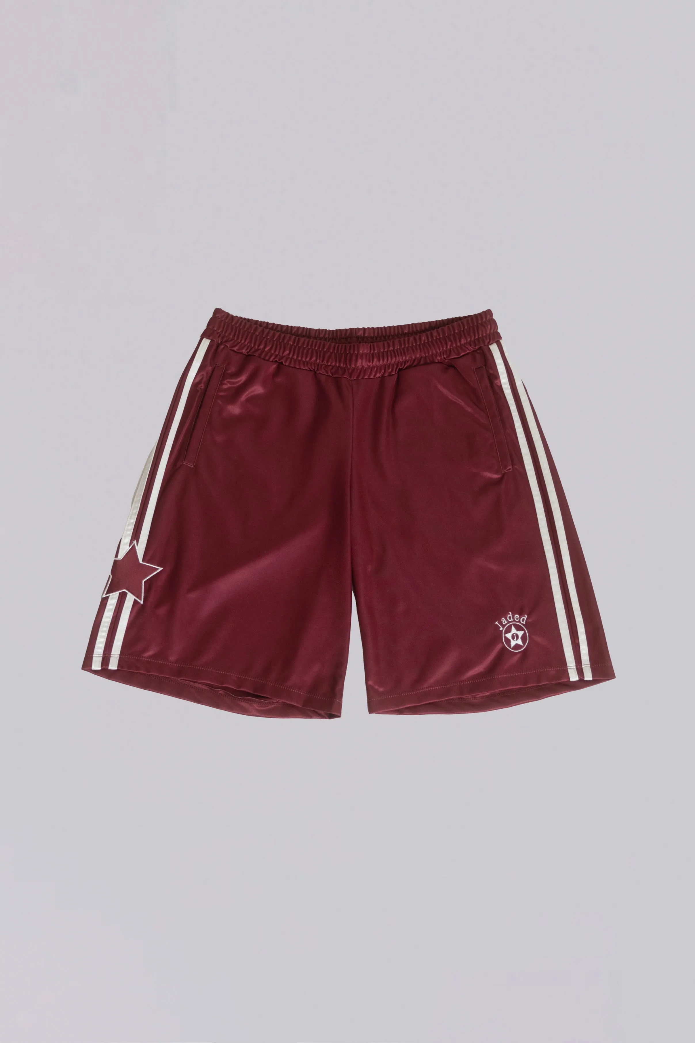 Burgundy Alyx Longline Football Shorts