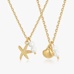 By The Seashore Gold Necklaces