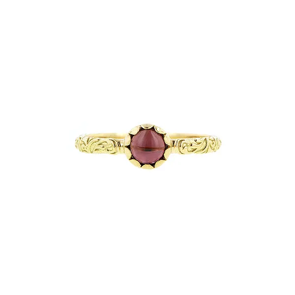 Cabochon Solitaire Ring- Heirloom by Doyle & Doyle