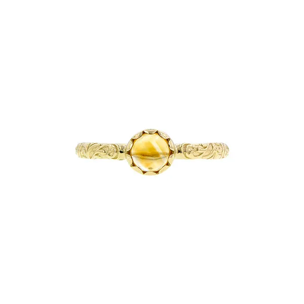 Cabochon Solitaire Ring- Heirloom by Doyle & Doyle