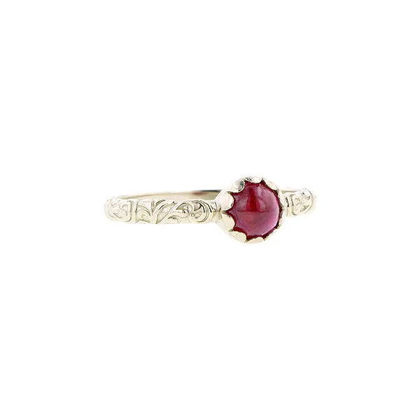 Cabochon Solitaire Ring- Heirloom by Doyle & Doyle