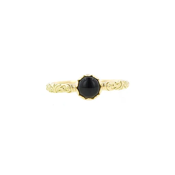 Cabochon Solitaire Ring- Heirloom by Doyle & Doyle