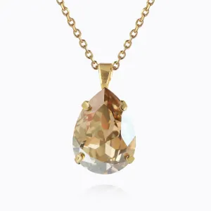 Caroline Svedbom Classic Gold Drop Necklace - Silk