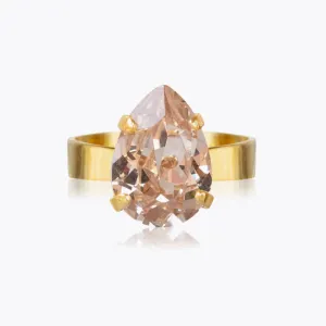 Caroline Svedbom Mini Drop Gold Ring - Silk