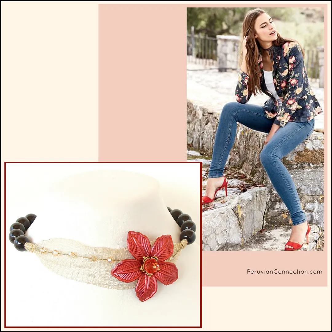 Chloe: Flower Choker