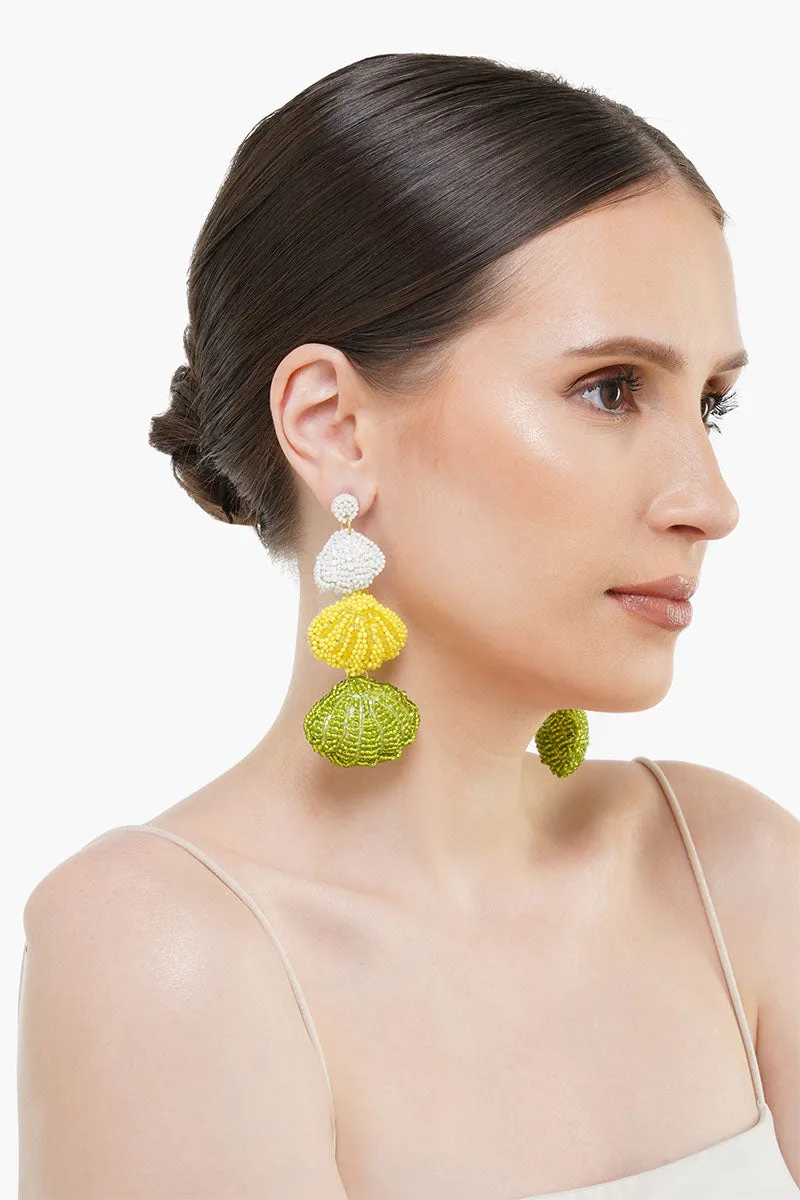 Citrus Seashell Earring