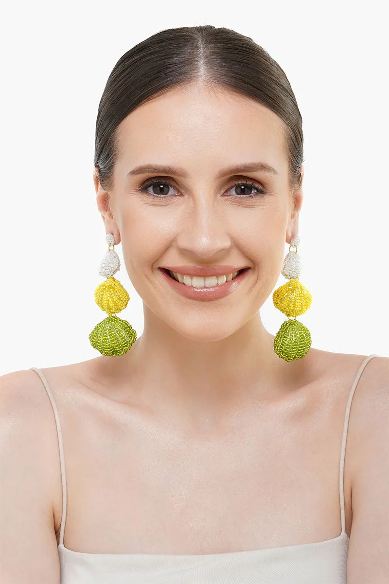 Citrus Seashell Earring