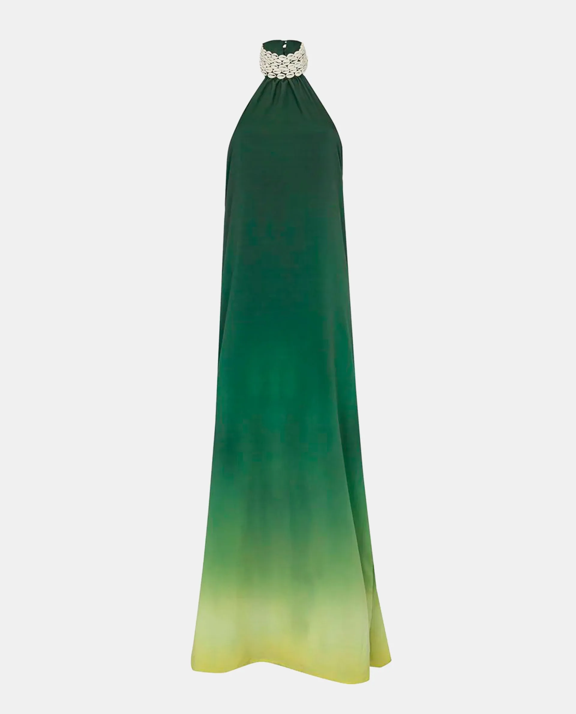 Concha Sunset Green Dress