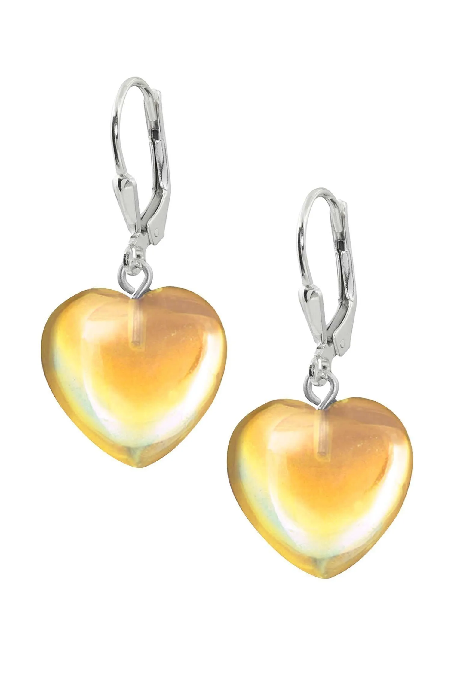 Crystal Heart Earrings