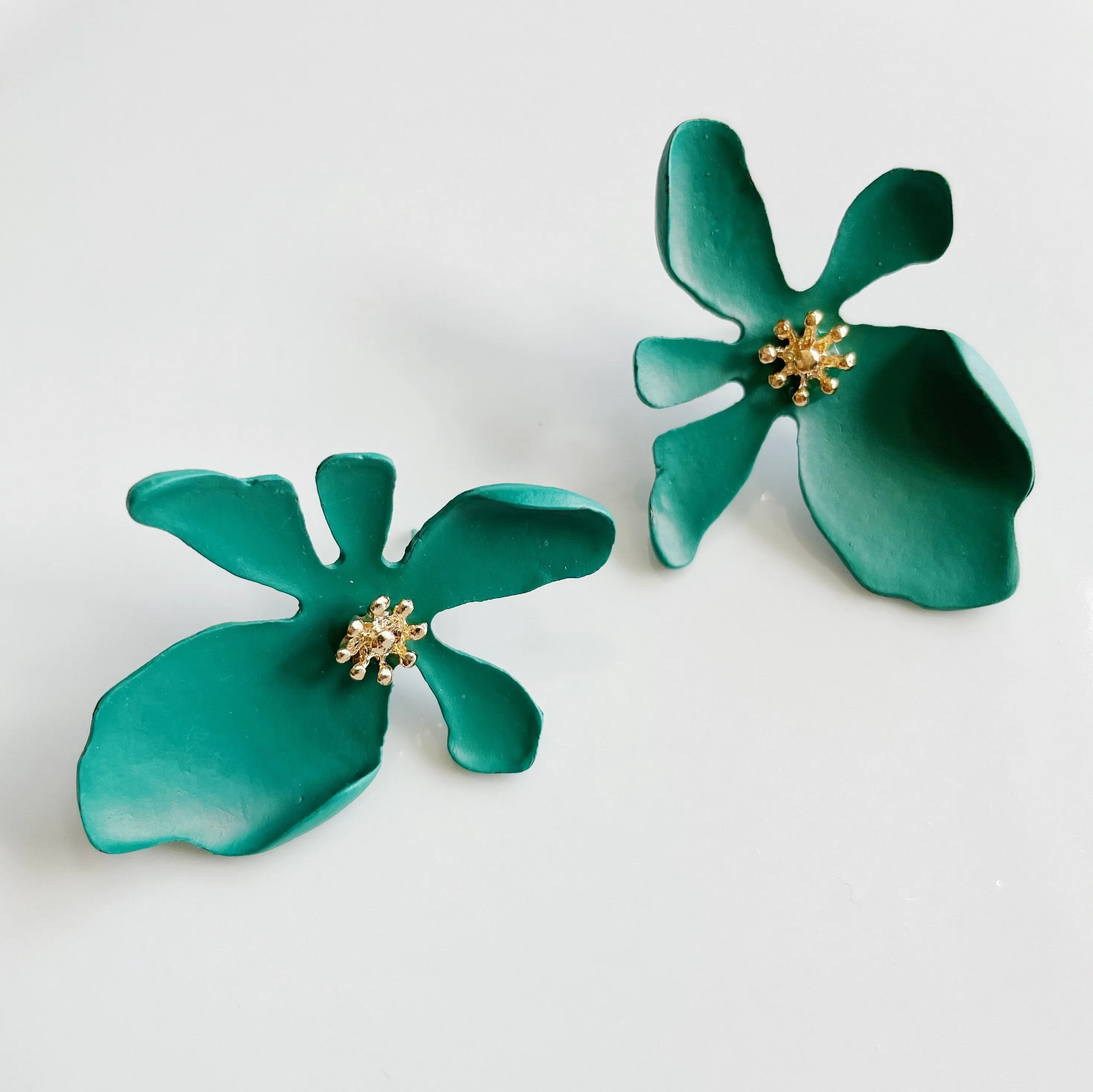 Exotic Bloom Flower Earrings