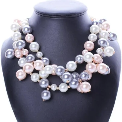 Fathion Large Pearl Irregular Necklace