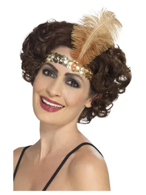 Flapper Headband Gold