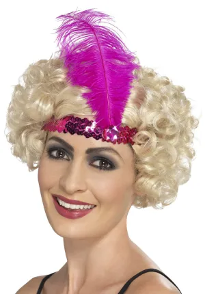 Flapper Headband, Pink