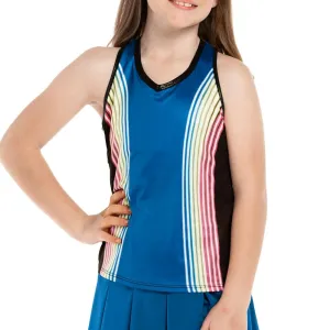 Girls' Neon Lights Tennis Tank Electric Blue