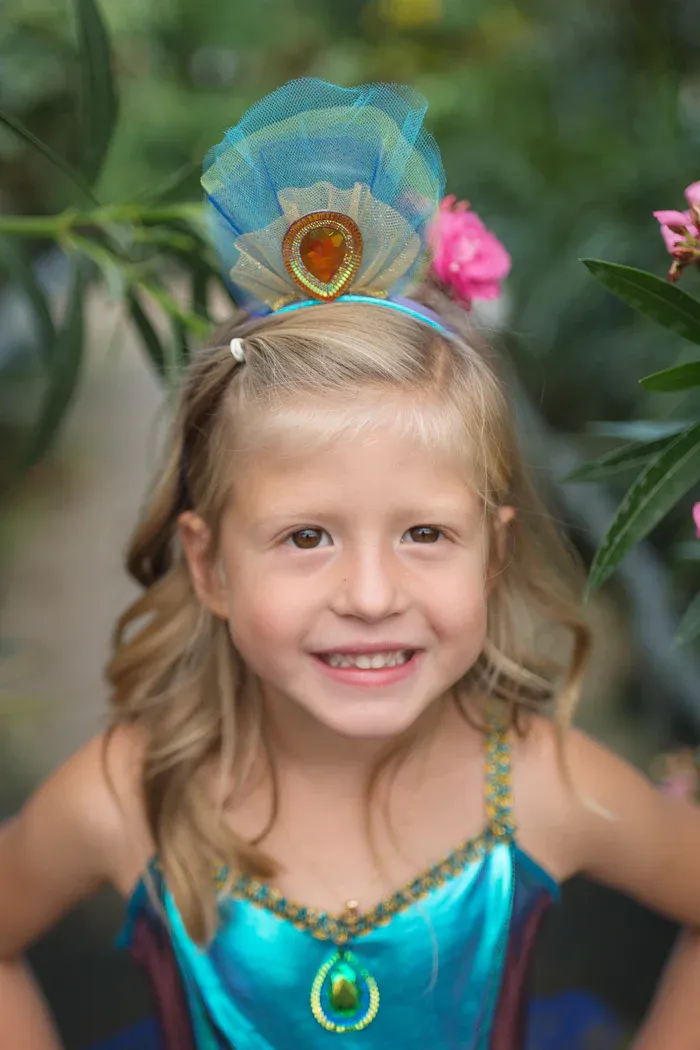 Great Pretenders Pretty Peacock Dress & Headband