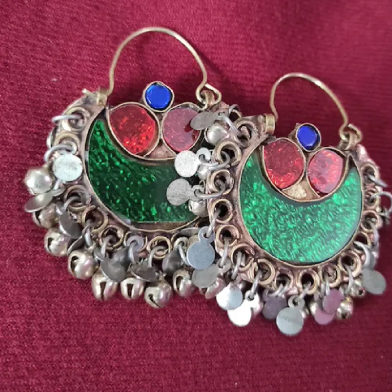 Handmade Kuchi Chanbali Earrings