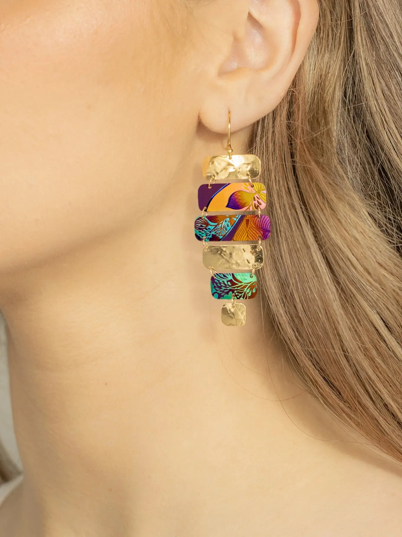 Holly Yashi Tropical Hues Lana Talisman Earrings