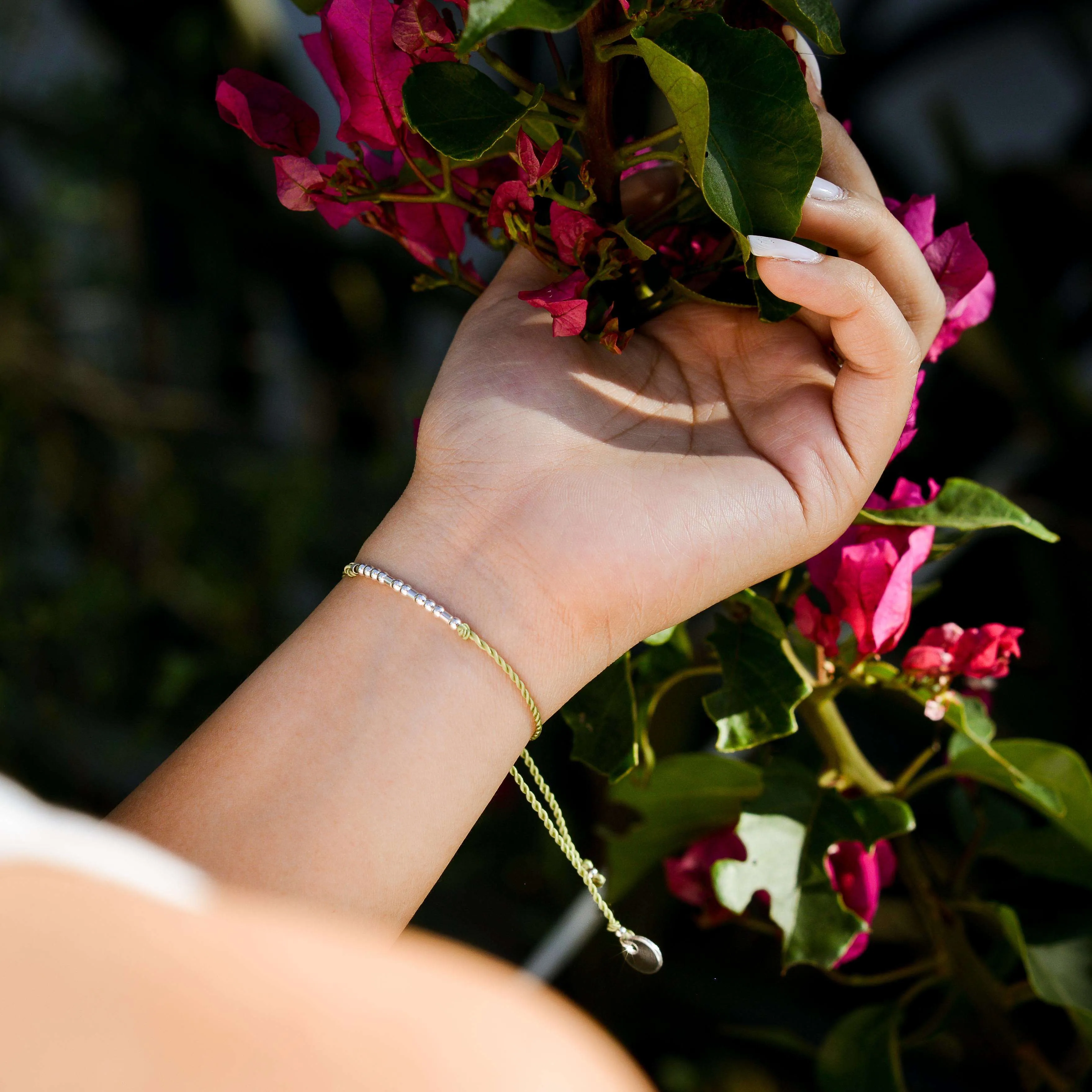 JAMIE SILVER - MORSE CODE BRACELET