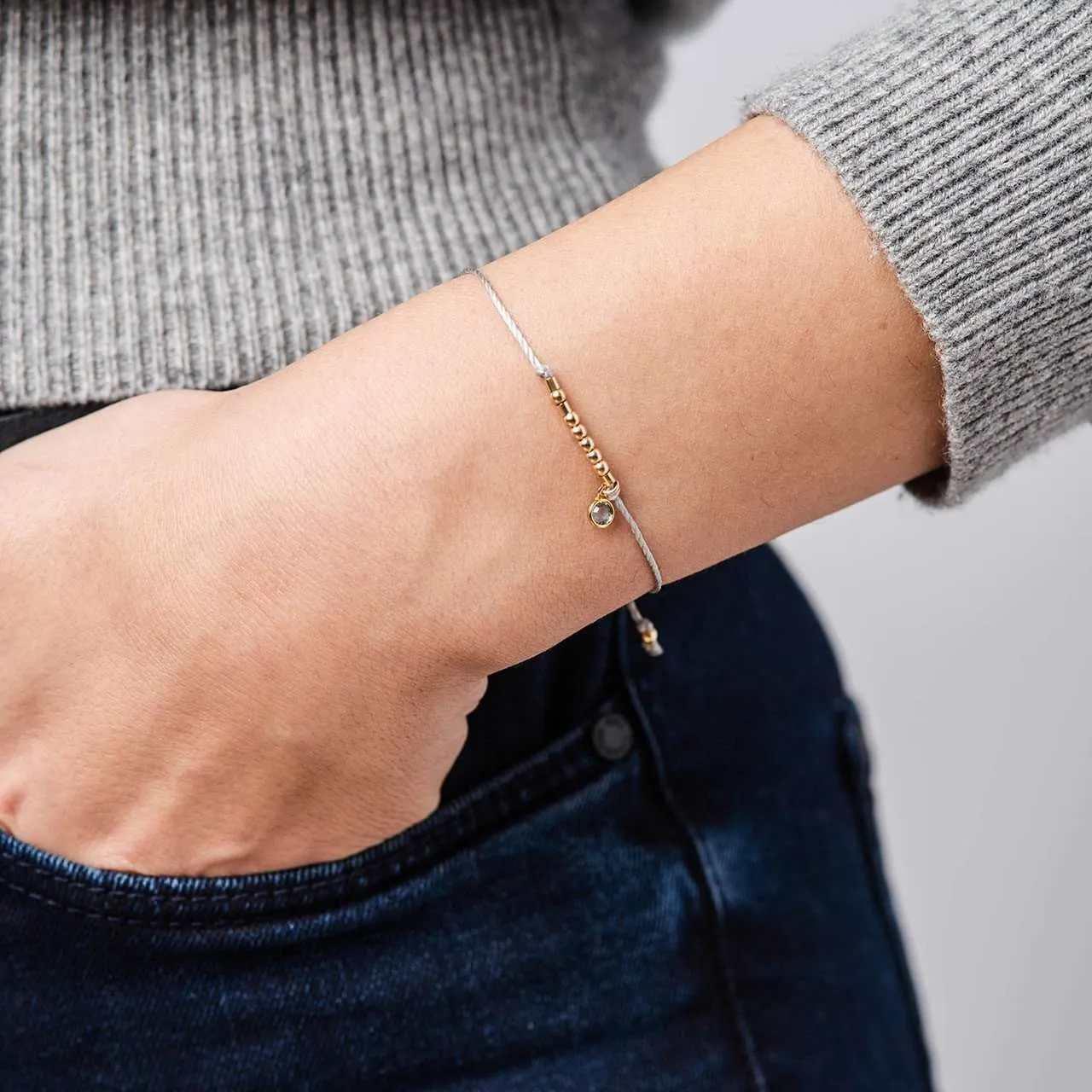 JILL GOLD - MORSE CODE BRACELET