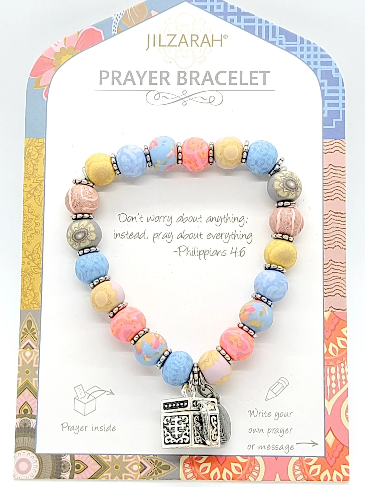 Jilzarah Seashell Prayer Bracelet