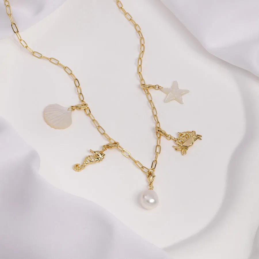 Keepsakes Pearl Gold Necklace