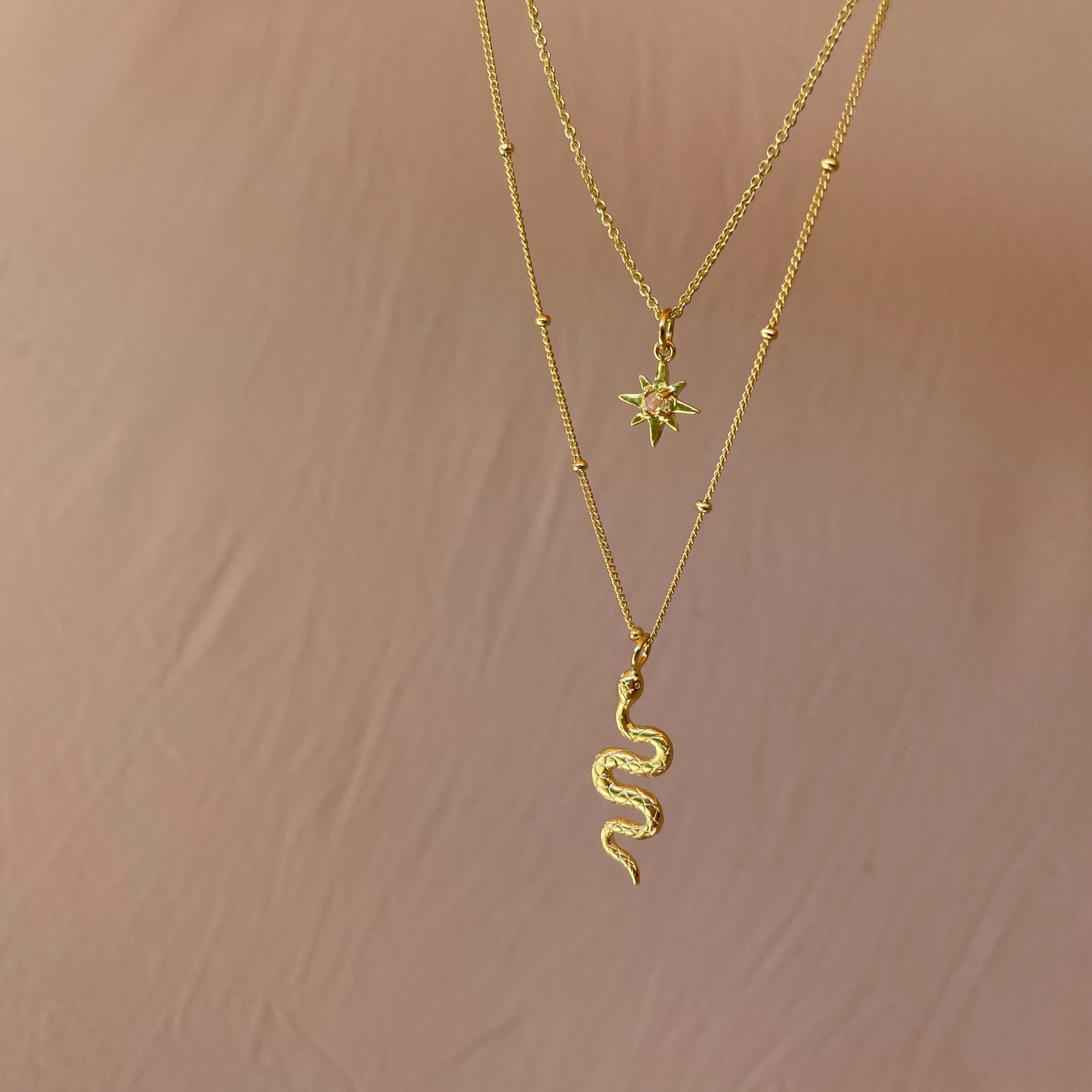 Kundalini Gold Necklace