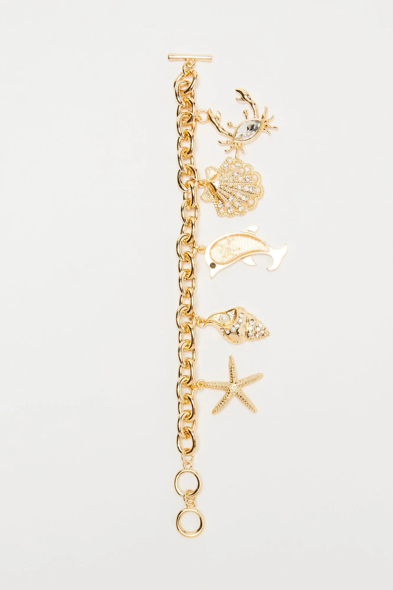 Life's Better By The Sea Bracelet - Gold