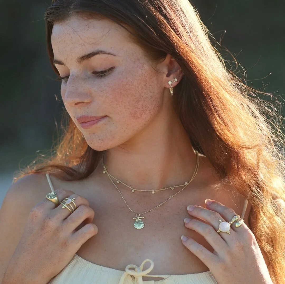 Little Flower Gold Necklace