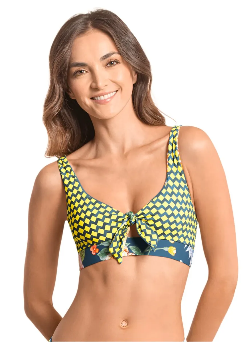 Maaji Romantica Funfair Sporty Bralette Bikini Top