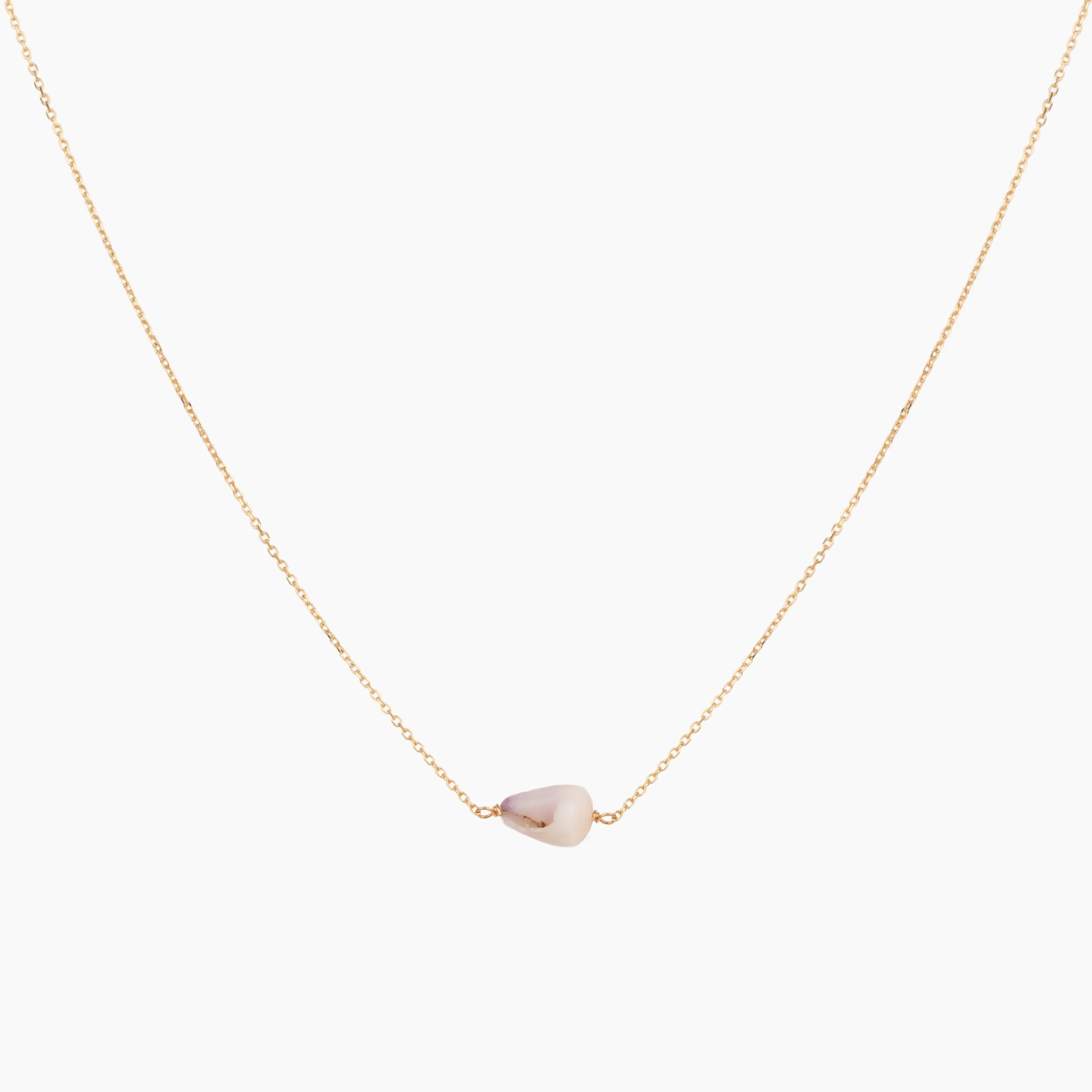 Manini Cone Shell Necklace 14kt Gold