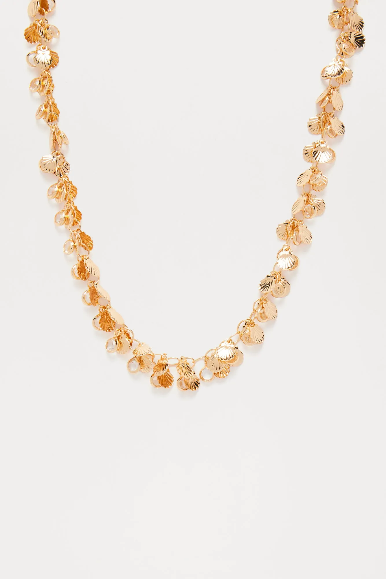 Mermaid Shell Necklace - Gold