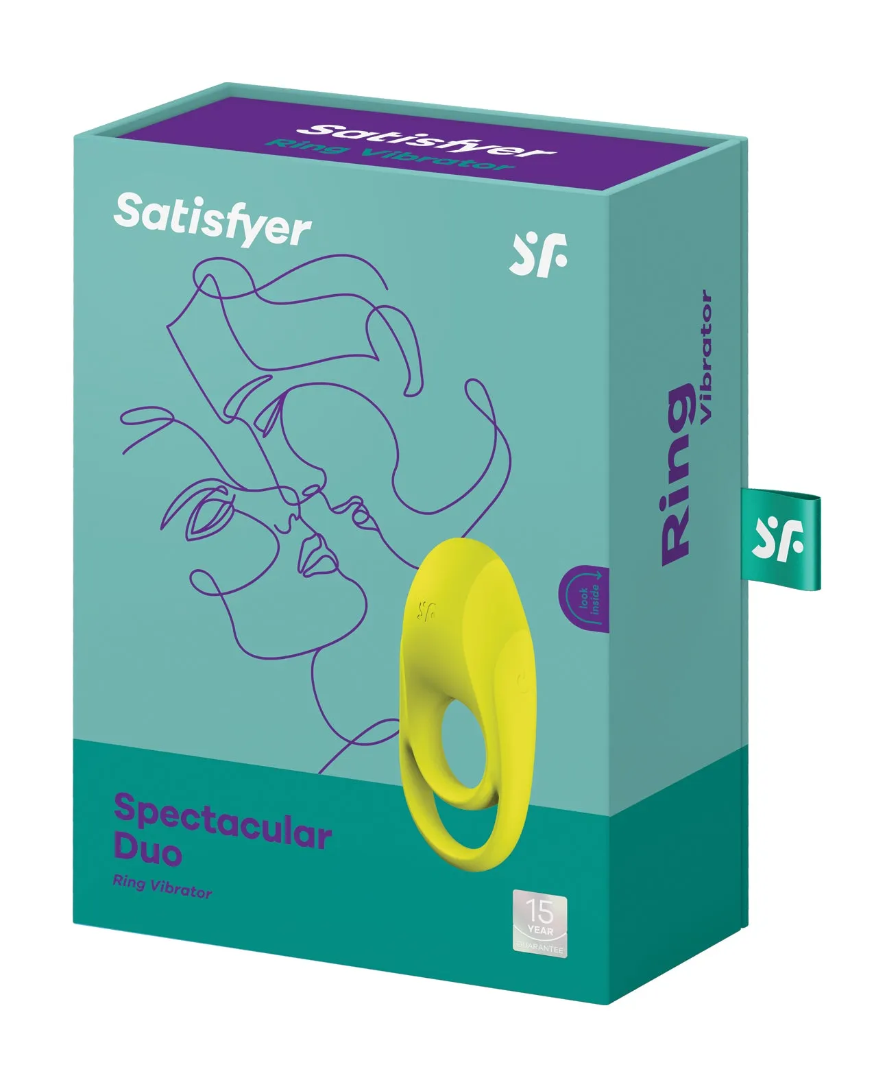 Satisfyer Spectacular Duo Ring Vibrator - Lime Green