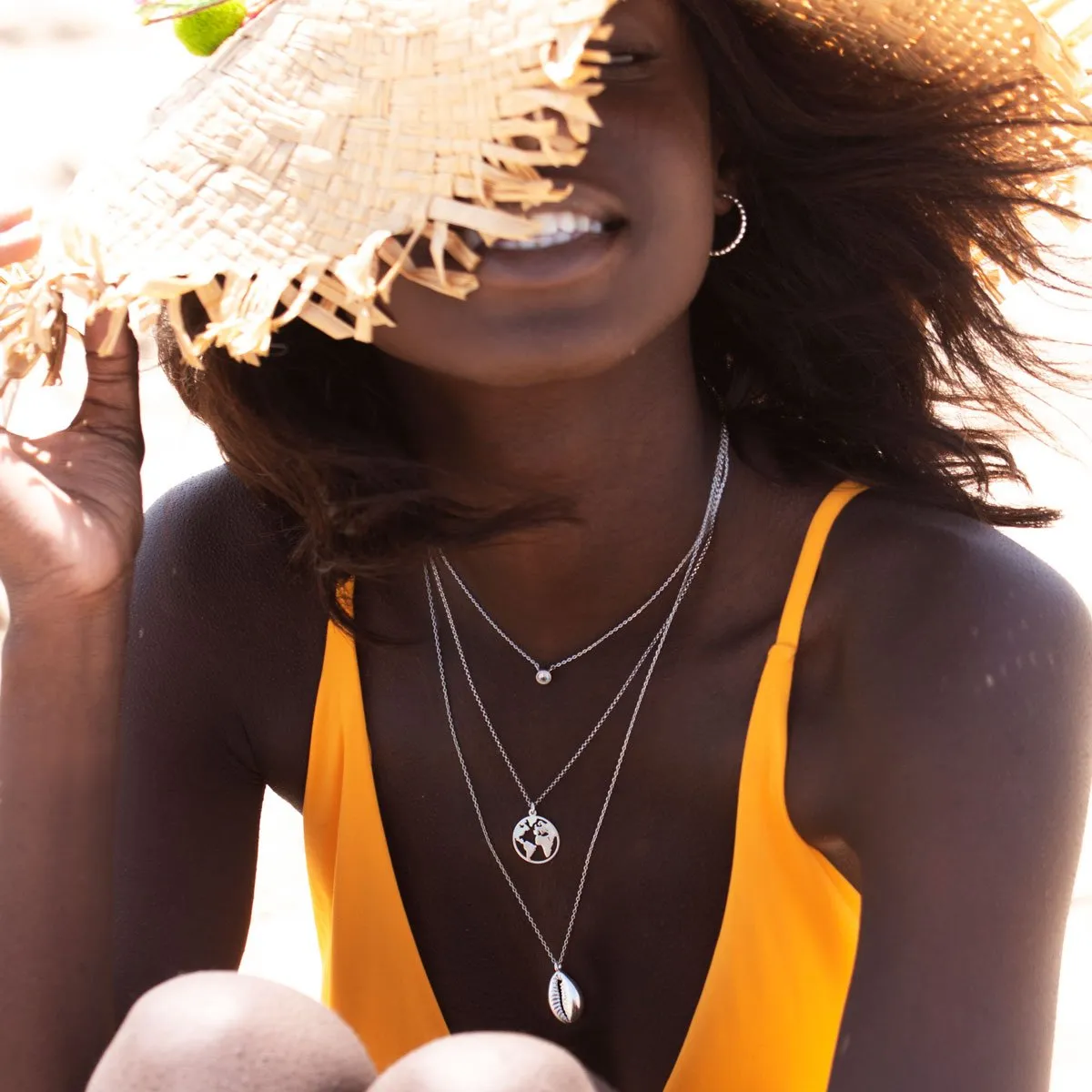 Seashell Silver Necklace