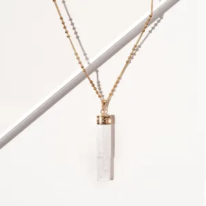 Selenite on Farrah Necklace