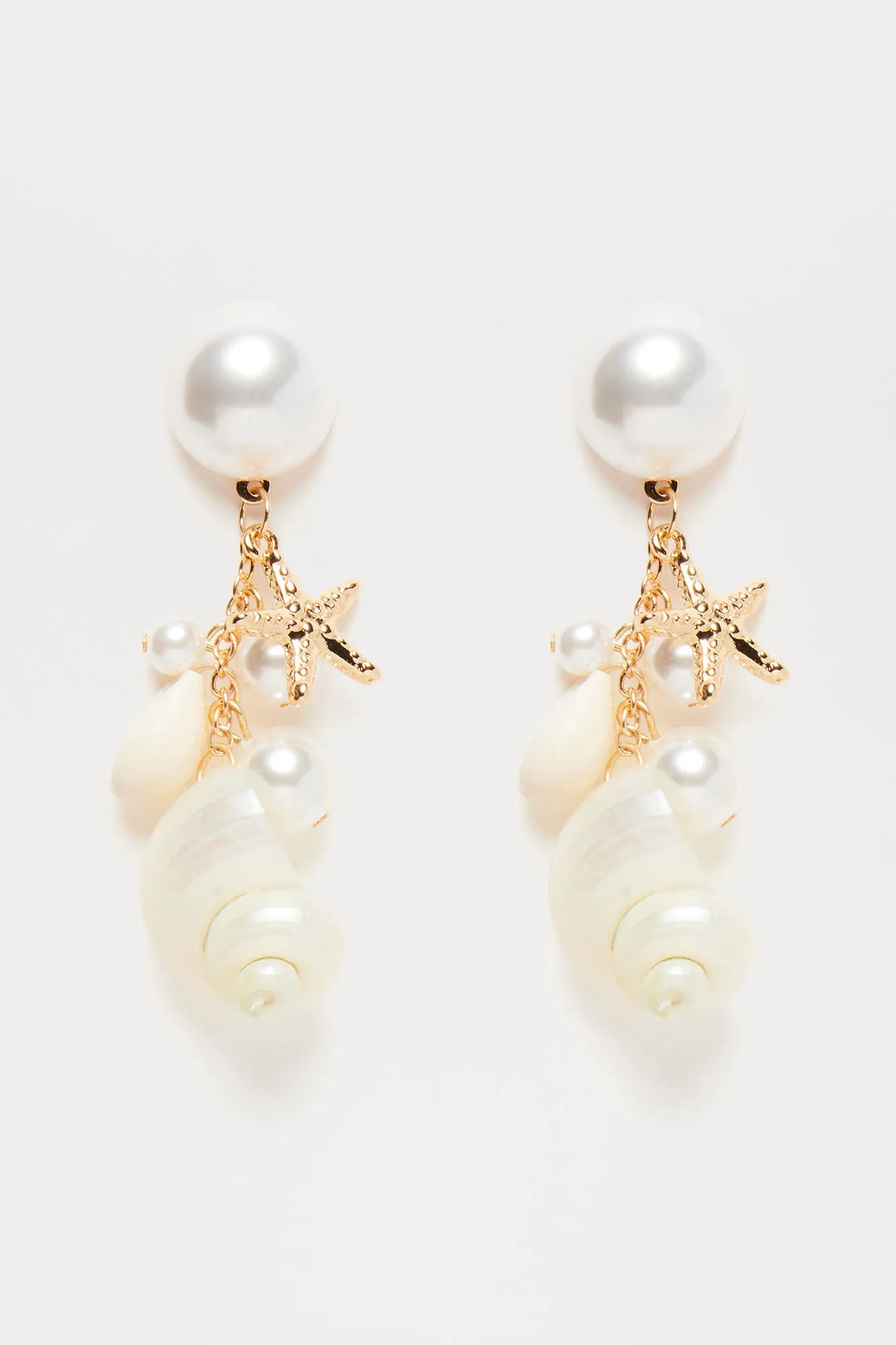 The Beach Is Calling Earrings - White/combo