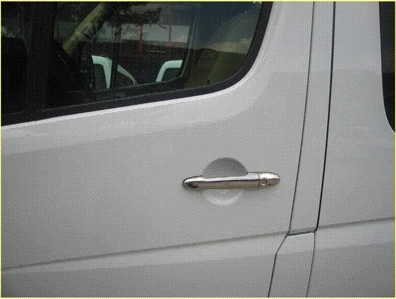 VW Crafter Stainless Door Handle Covers Set of 4 Stainless Steel