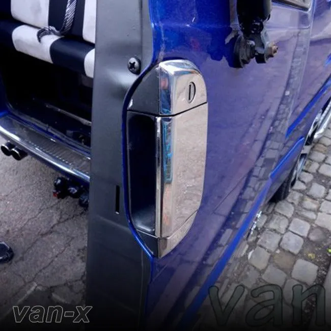 VW T4 Transporter campervan Barndoor door Handle Cover Stainless Steel DIY conversion