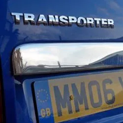 VW T5 Transporter Stainless Steel Number Plate Trim Barndoor