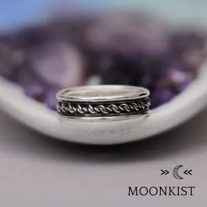 Wide Infinity Knot Wedding Band  | Moonkist Designs